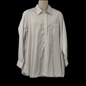 Hamilton Men's Long Sleeve Button Down Shirt Blue/Yellow Checkered Plaid Size XL